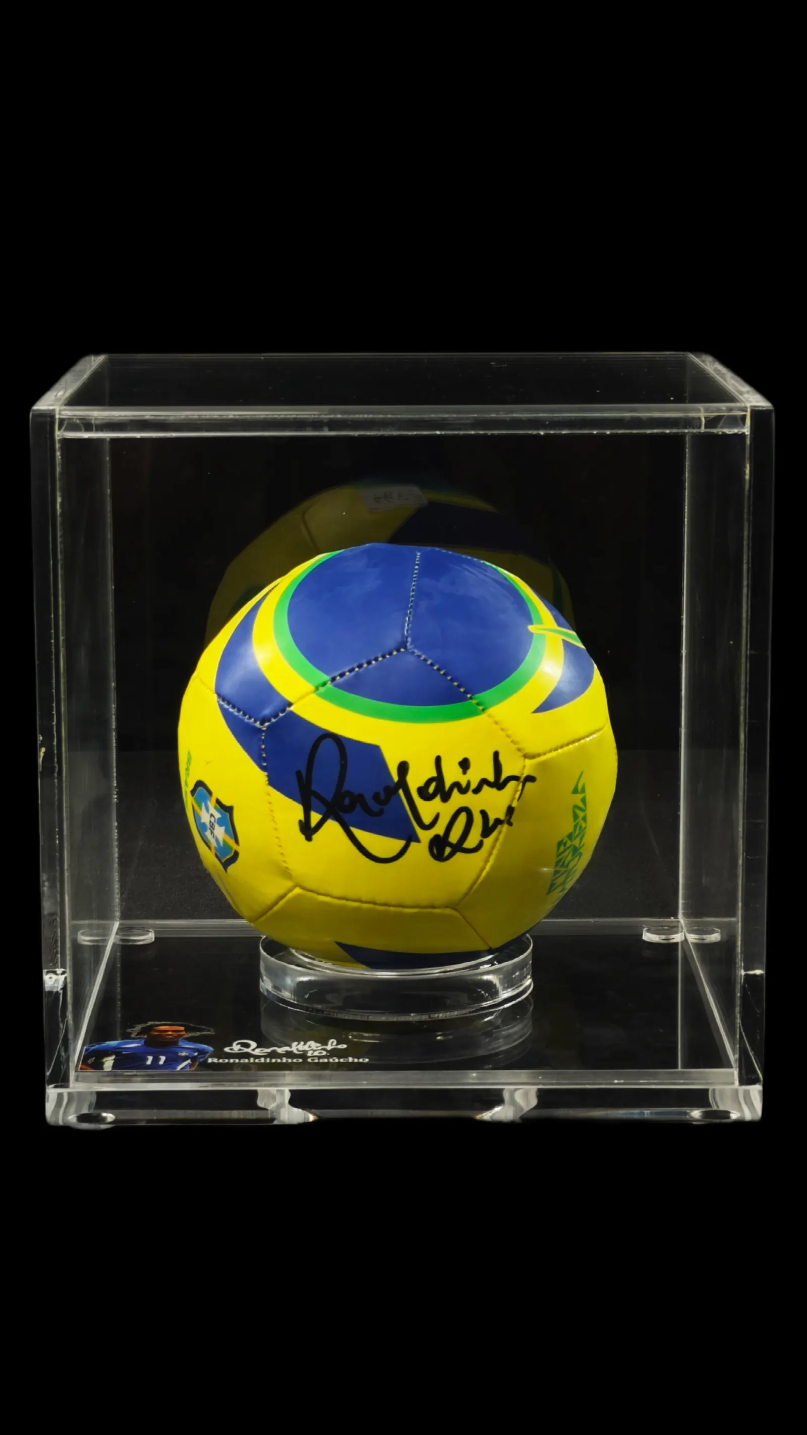 Ronaldinho Gaúcho autógrafo – Bola Brasil, Ronaldinho Gaúcho