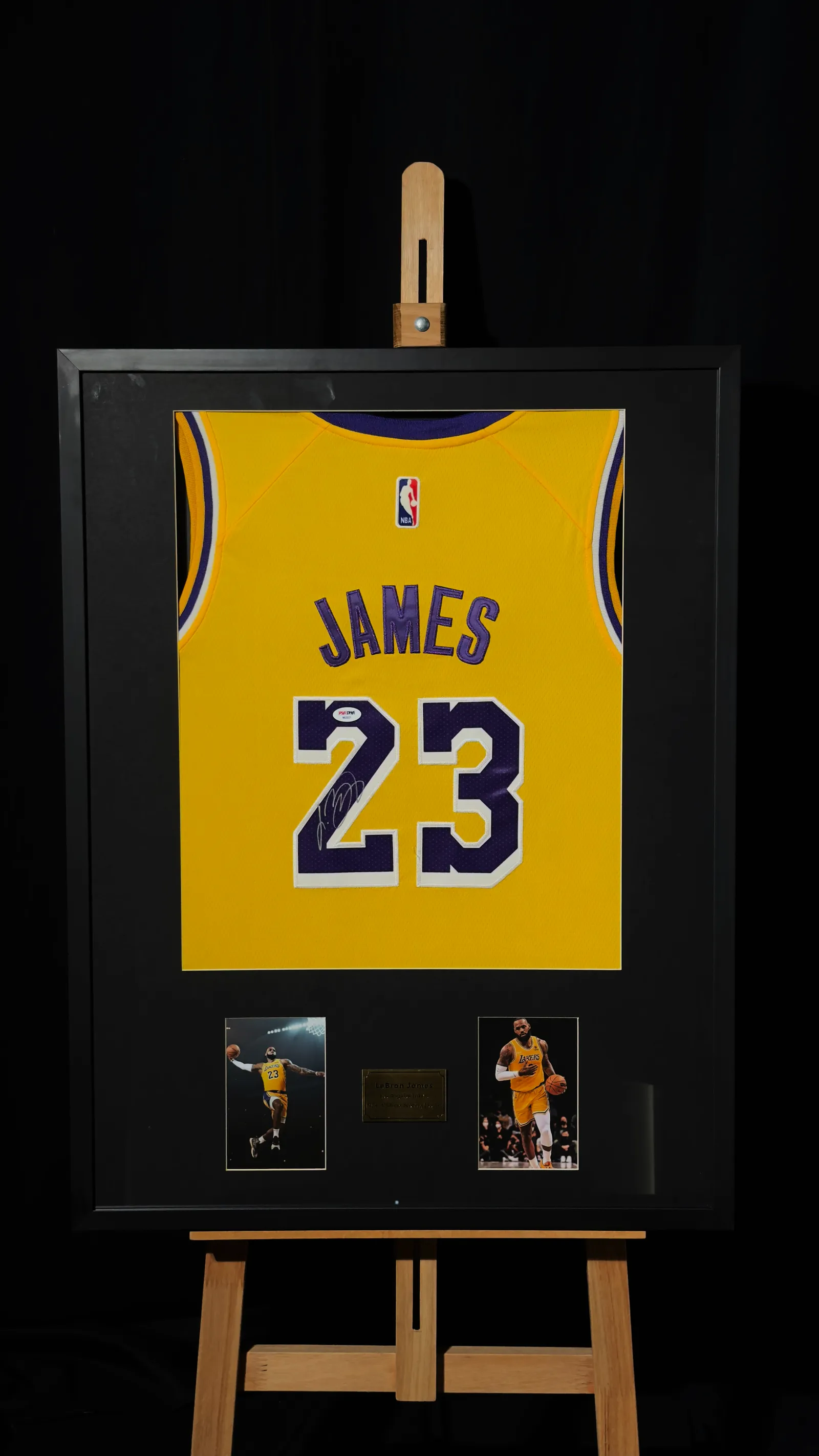 LeBron James autógrafo – jersey Lakers 23, LeBron James