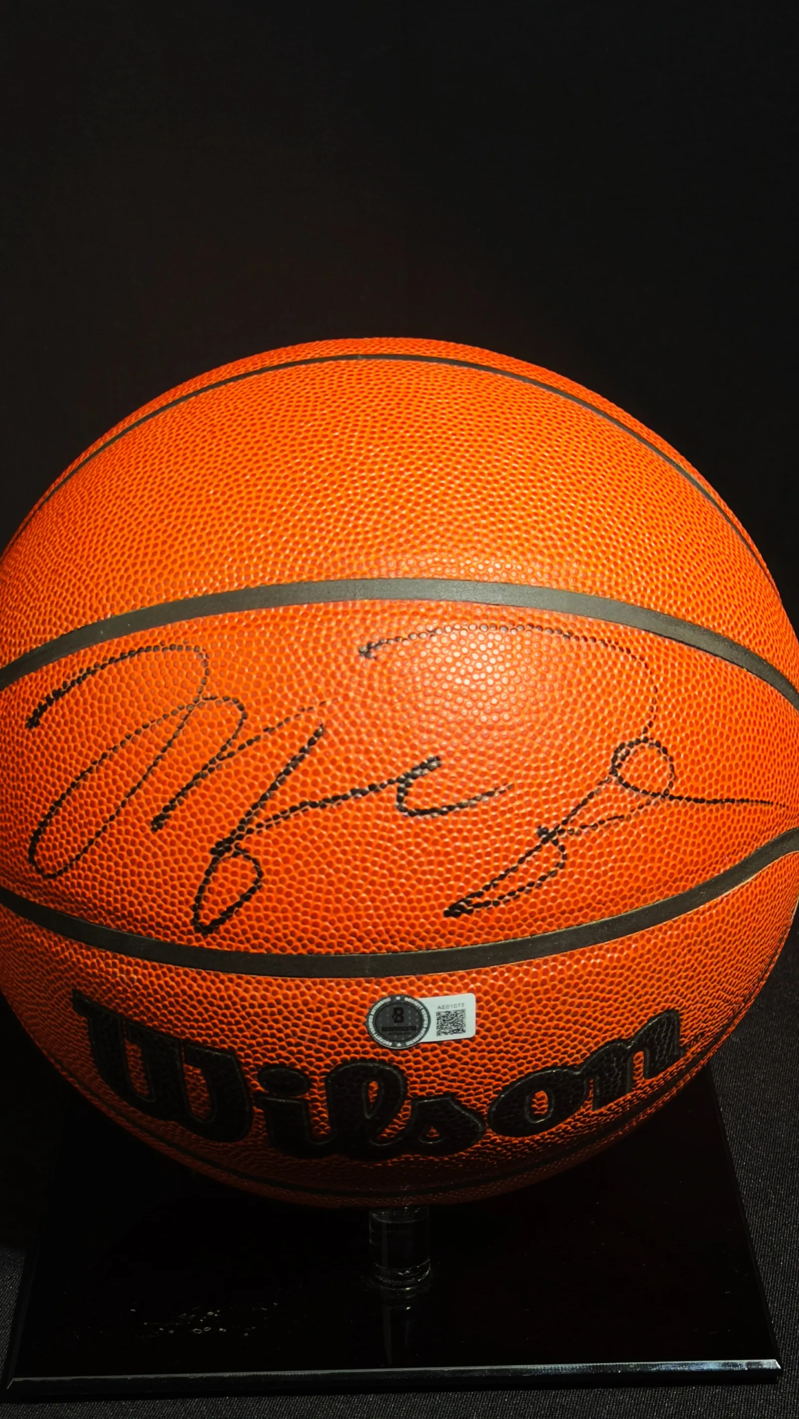Michael Jordan autógrafo – bola de basquete, Michael Jordan
