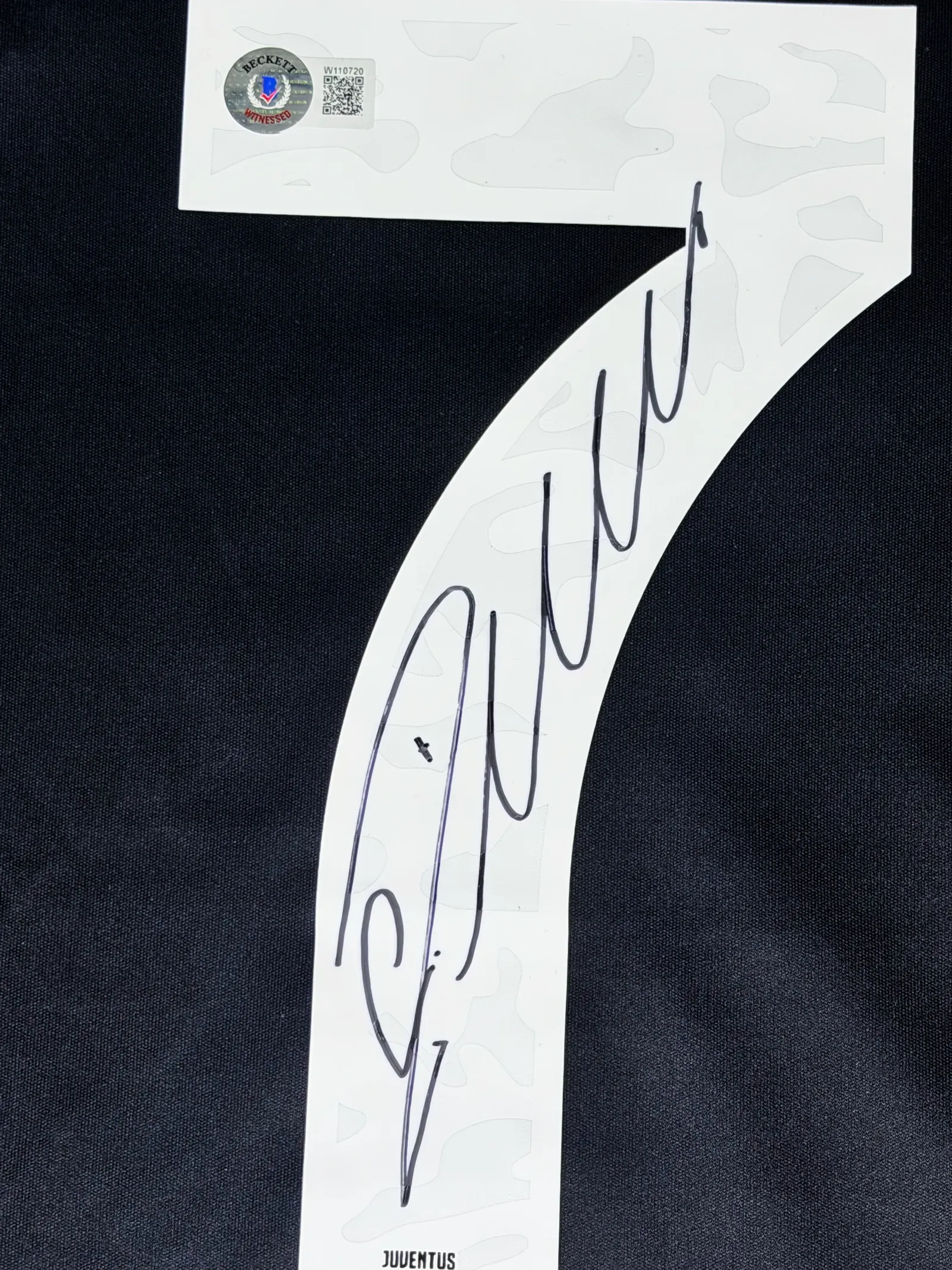 Cristiano Ronaldo autógrafo – camisa Juventus, Cristiano Ronaldo