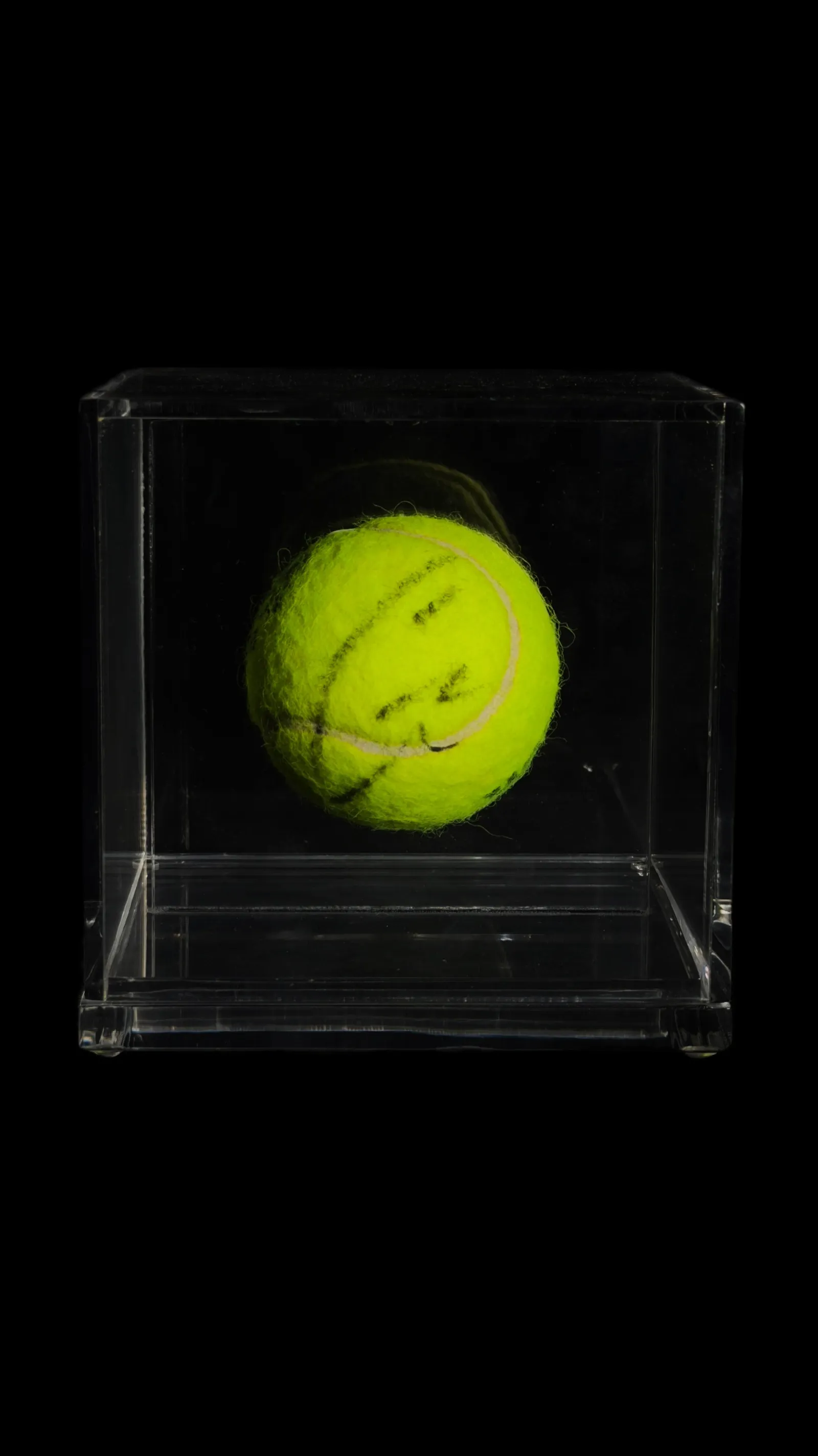 Carlos Alcaraz autógrafo – bola de tênis Roland Garros, Carlos Alcaraz