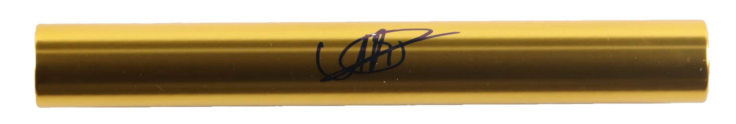 Usain Bolt – bastão de revezamento autografado, Usain Bolt