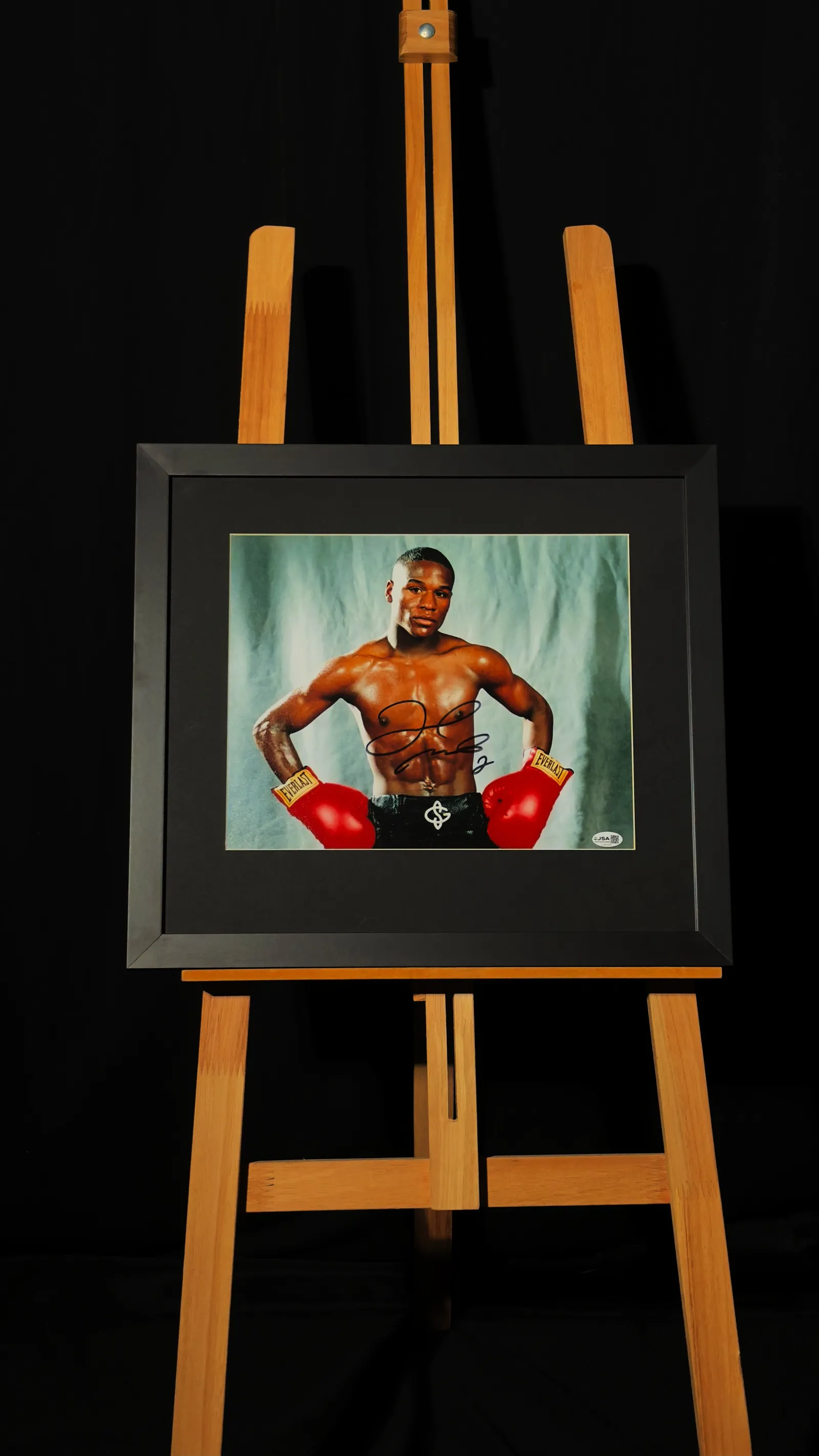 Floyd Mayweather Jr. autógrafo – foto emoldurada, Floyd Mayweather