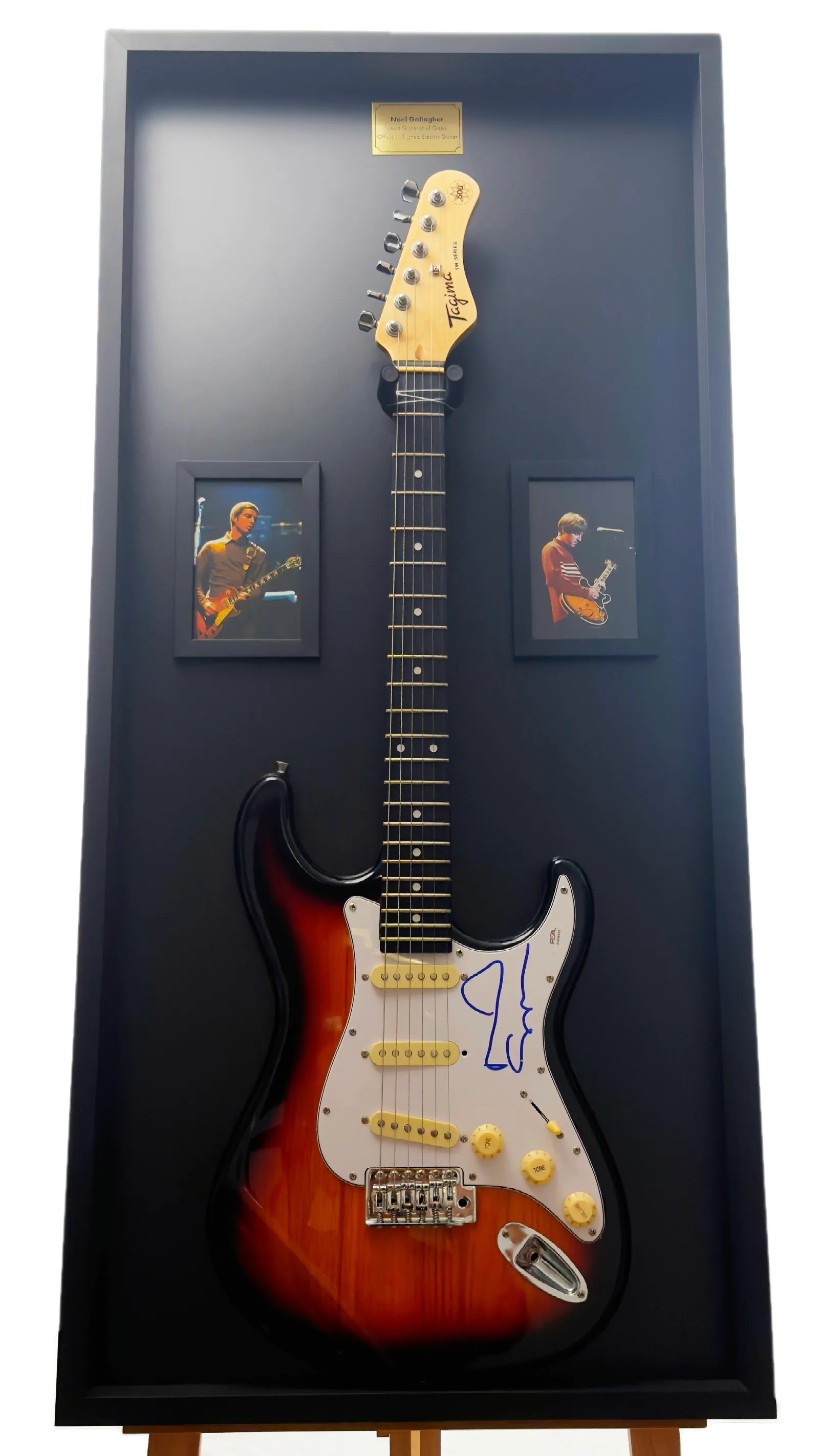 Noel Gallagher autógrafo – Guitarra elétrica Tagima TW Series 500, Noel Gallagher