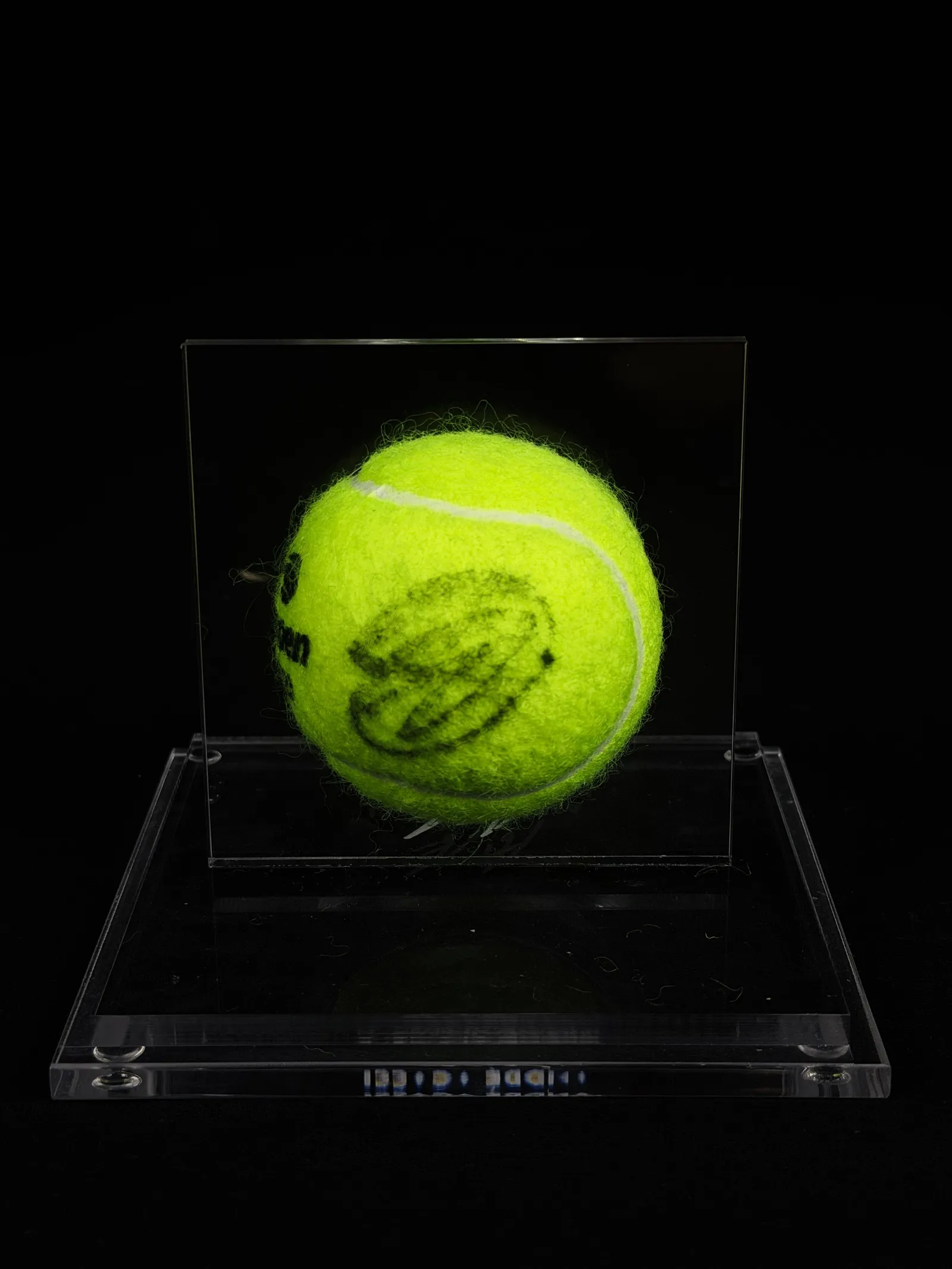 Novak Djokovic autógrafo – bola de tênis, Novak Djokovic