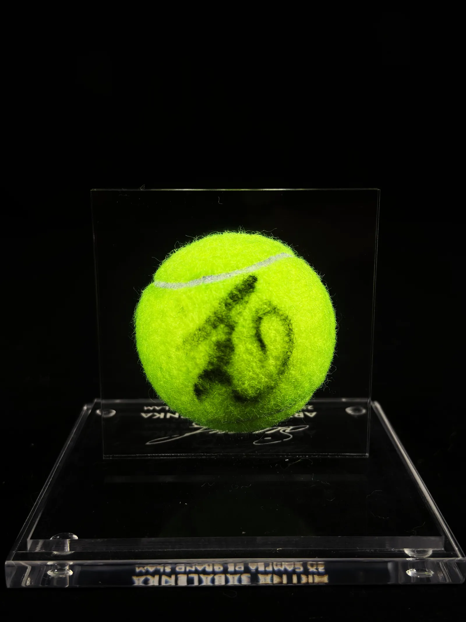 Rafael Nadal – bola de tênis autografada, Rafael Nadal