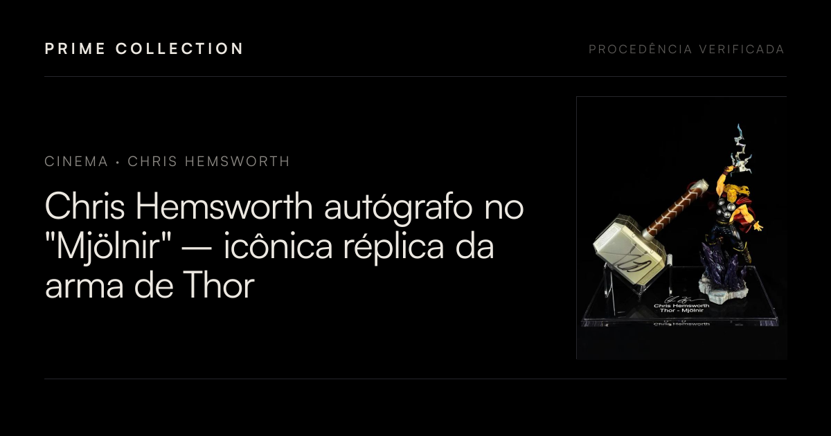 Chris Hemsworth autógrafo no 